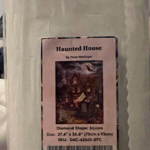 Haunted House Art Illustration